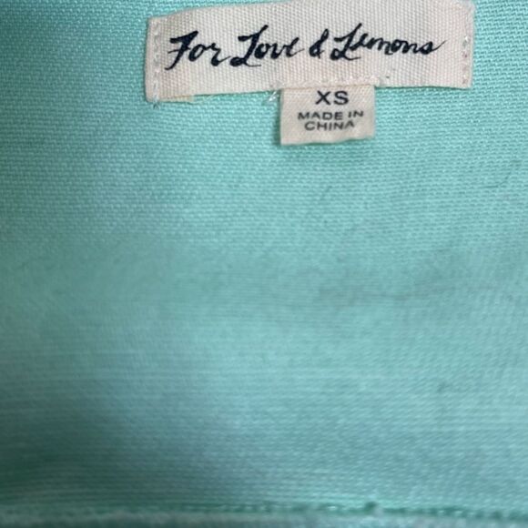 For Love & Lemons Creme Puff Grommet Cropped Jacket XS - Picture 5 of 6